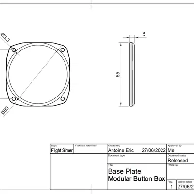 Mô hình bảng điều khiển cho cockpit gia đình dễ lắp ráp