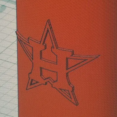 Vỏ bật lửa Bic có logo Astros