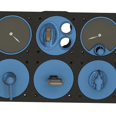 Khung cho Bảng Điều Khiển (Dự Án Buồng Lái Tự Làm Dễ Dàng)