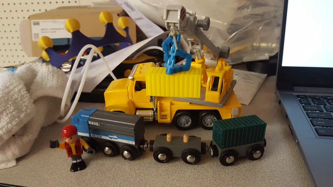 Hộp chứa từ tính tương thích với tàu BRIO - Image 2