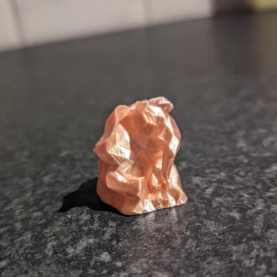 Voi thấp poly trang trí dễ thương