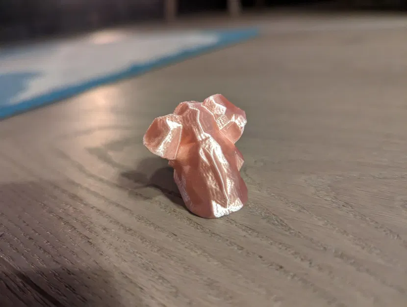 Voi thấp poly trang trí dễ thương - Image 3