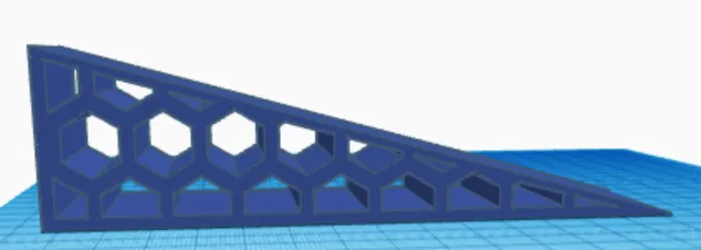 Cái chặn cửa hình lục giác in 3D bằng TPU hoặc PLA - Image 1
