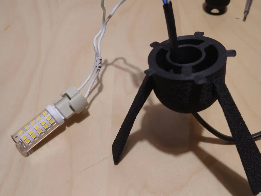 Đèn ngủ hình mặt trăng Lithophane với đế bóng G9 - Image 4