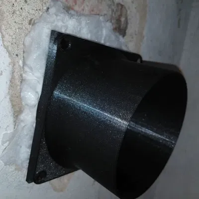 Kết nối nhanh thông gió 125mm với 4 nam châm