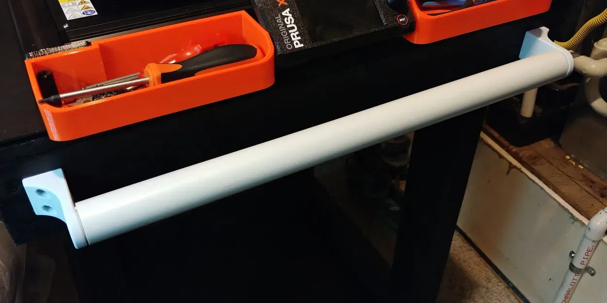 Giá đỡ tay cầm ống PVC 1" cho xe đẩy di động - Image 1