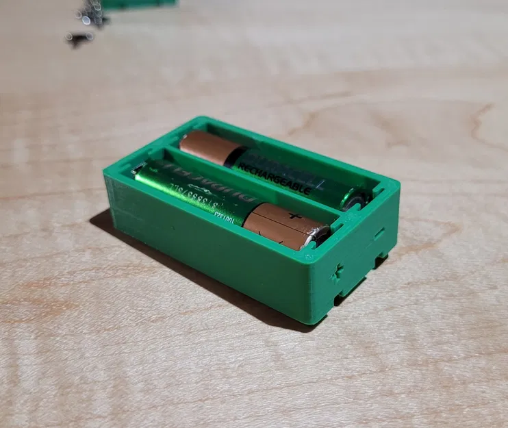 Giá đỡ pin 2xAA cho dự án điện tử - Image 1