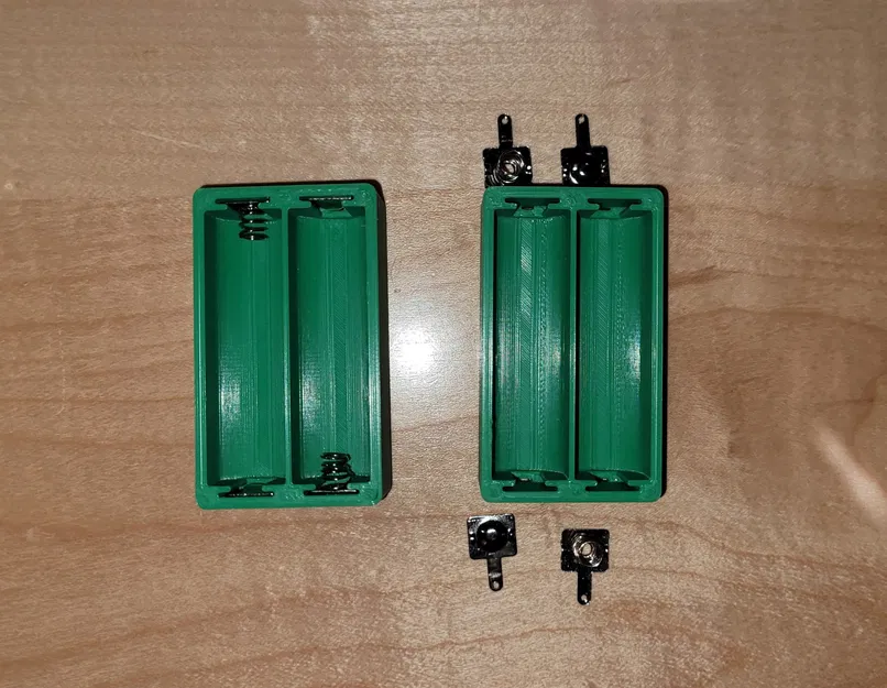 Giá đỡ pin 2xAA cho dự án điện tử - Image 3