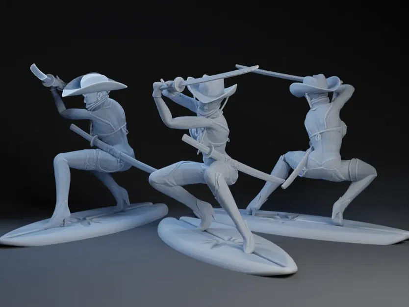 Ninja Cowgirl Lướt Sóng Trong Bộ Bikini - Image 1