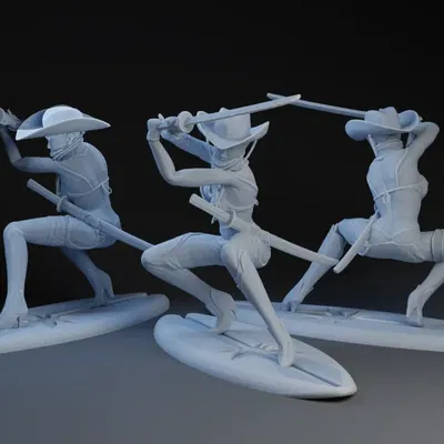 Ninja Cowgirl Lướt Sóng Trong Bộ Bikini