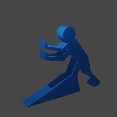 Giá đỡ cửa hình người giữ cửa mở