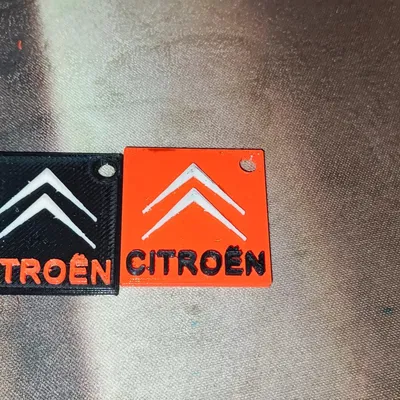 Móc khóa biểu tượng Citroen cổ điển