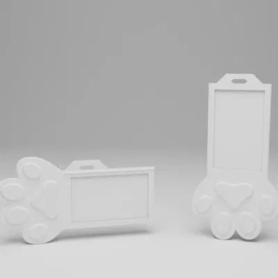 Giá đỡ thẻ ID hình xương cho chó vui nhộn