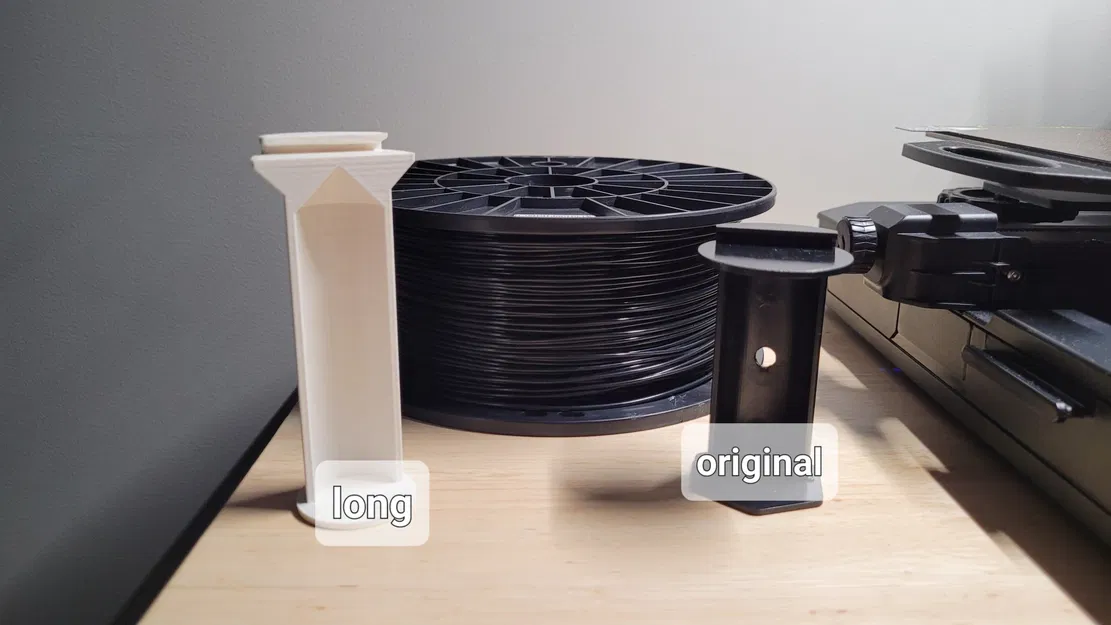 Giá đỡ cuộn nhỏ hơn và dài hơn cho máy in raise3d N2 - Image 1