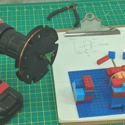 Cuộn dây phát điện không dây cho thiết bị LED