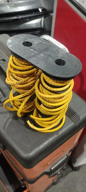 Giá đỡ cuộn nhãn dây cáp tổ chức gọn gàng - Image 2