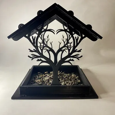 Máy cho chim ăn 5 phần thiết kế thông minh