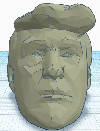 Mô Hình Bút Chì Donald Trump Phong Cách Low-Poly - Image 7