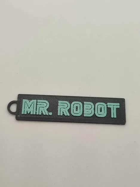 Móc khóa biểu tượng mr.robot từ series "Mr. Robot - Image 1