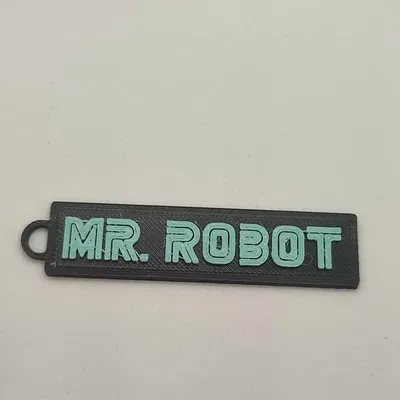 Móc khóa biểu tượng mr.robot từ series "Mr. Robot