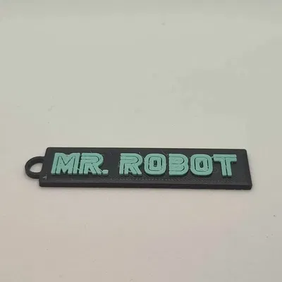 Móc khóa biểu tượng mr.robot từ series "Mr. Robot