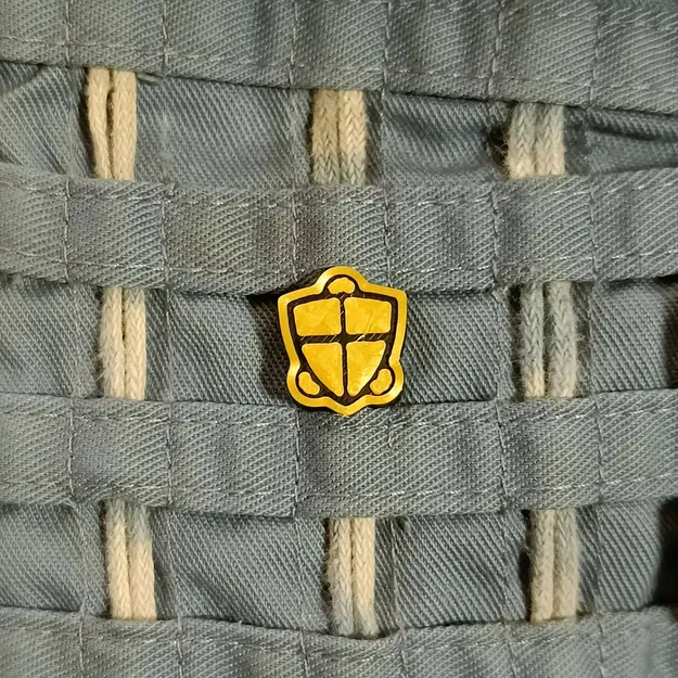 Biểu tượng FDF Skjold làm từ hạt cho áo sơ mi - Image 1