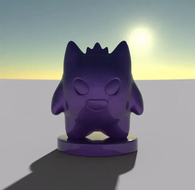 Gengar Chibi dễ thương phong cách Pokémon - Image 1