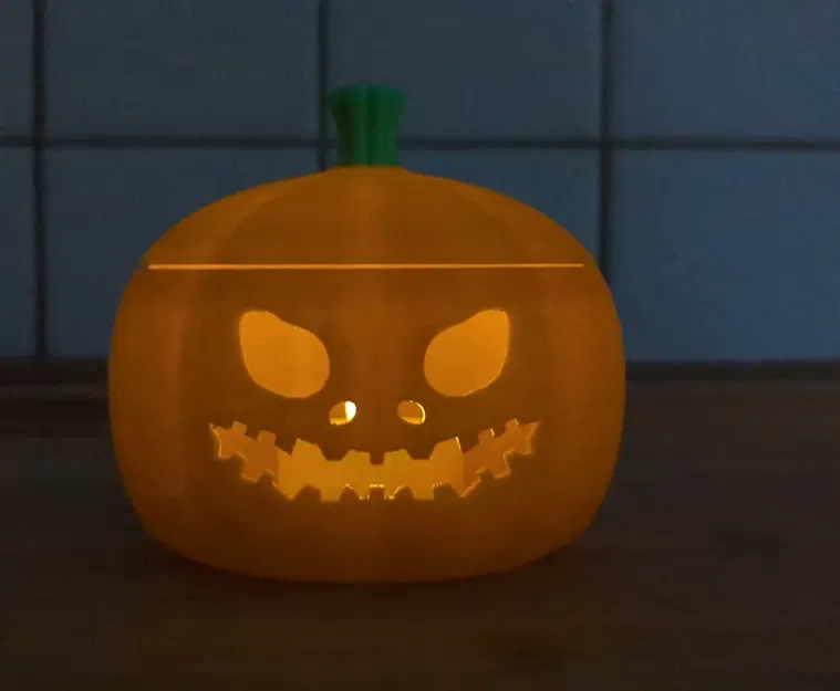 Trang trí bí ngô Halloween có đèn LED - Image 2