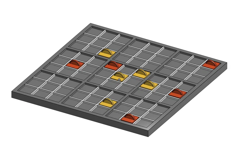 Bảng trò chơi Mega Tic Tac Toe độc đáo cho gia đình - Image 1