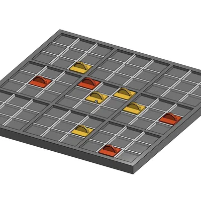 Bảng trò chơi Mega Tic Tac Toe độc đáo cho gia đình