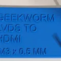 Giá đỡ cho bo mạch chuyển đổi Geekworm LVDS sang HDMI - Thumbnail 2