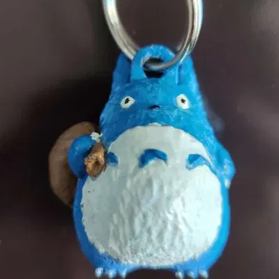 Móc khóa Totoro trung bình với chỗ để chìa khóa