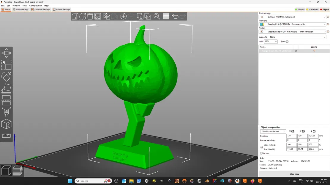 Cúp kỳ quái với chi tiết khắc được phóng đại - Image 1