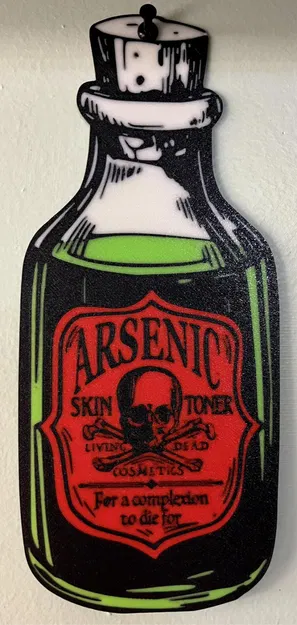 Chai thuốc độc Arsenic làm lotion cho da - Image 1