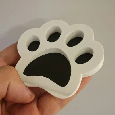 Giá đỡ cửa hình dấu chân mèo dễ thương