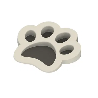 Giá đỡ cửa hình dấu chân mèo dễ thương