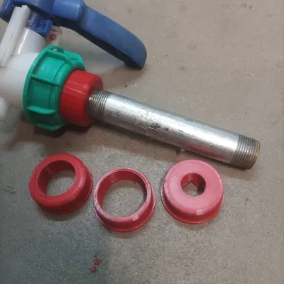 Nắp IBC với lỗ 50mm cho ren trong 1/2", 3/4", 1", 1 1/4