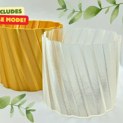 Chậu trồng Knurly - Bao gồm chế độ bình thường và chế độ bình hoa