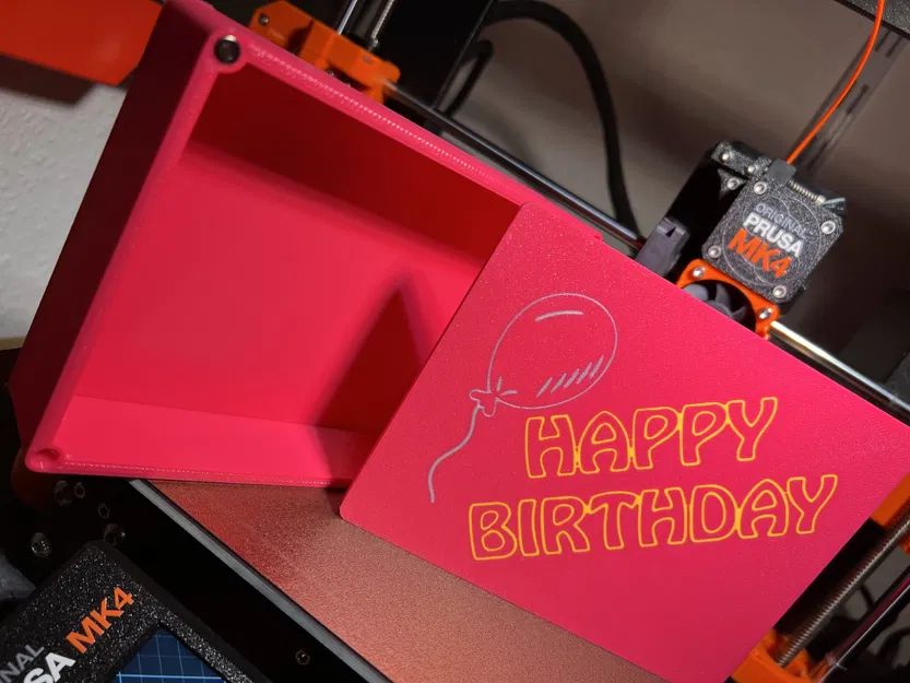 Hộp quà sinh nhật đơn giản với nam châm - Image 4