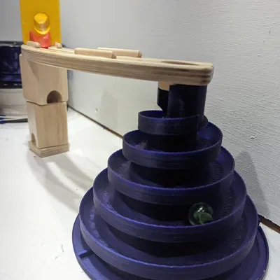 Tháp xoắn marble run độc lập