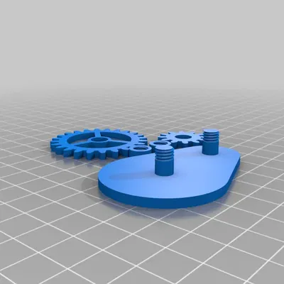 Bánh răng xoắn với khóa ren cố định