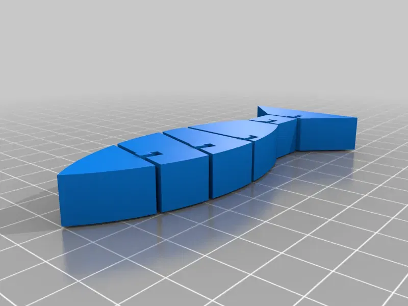 Cá linh hoạt vui nhộn cho trò chơi in 3D - Image 1