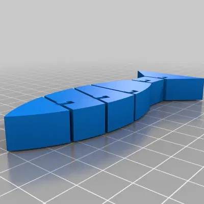 Cá linh hoạt vui nhộn cho trò chơi in 3D