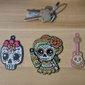 Móc khóa chủ đề Ngày của người chết (Día de Muertos) - Thumbnail 1