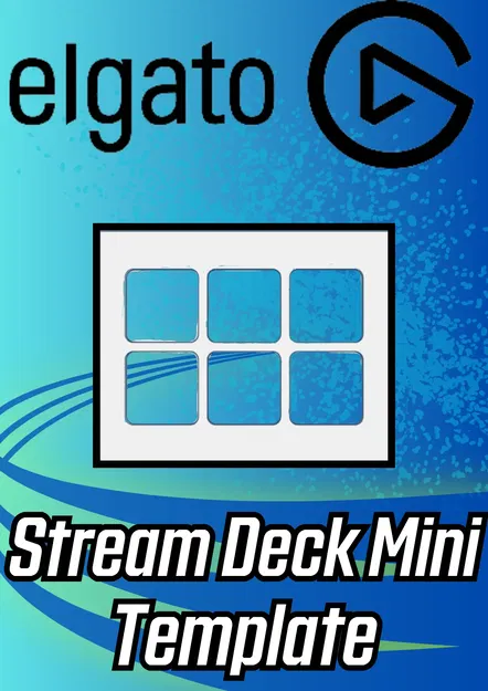 Mẫu mặt trước cho Stream Deck Mini - Image 1
