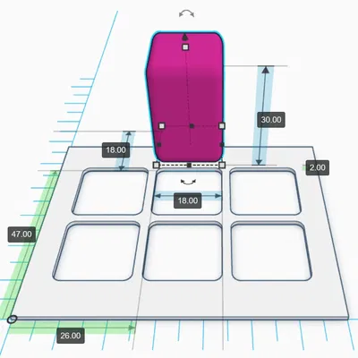 Mẫu mặt trước cho Stream Deck Mini