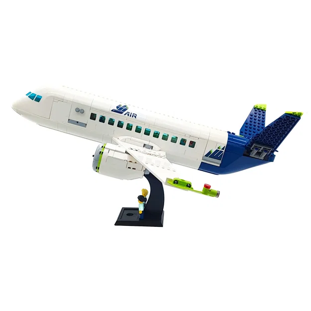 Giá đỡ trưng bày cho Máy bay Hành khách LEGO City 60367 / 60262 / 60104 / 60022 - Image 5