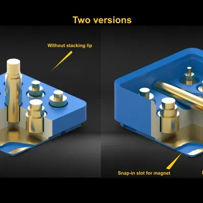 Gridfinity đựng đầu ốc vít xoắn Ruthex
