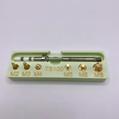 Giá đỡ lưu trữ đầu hàn và chèn ren TS100