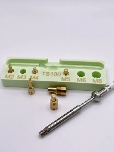 Giá đỡ lưu trữ đầu hàn và chèn ren TS100 - Image 2